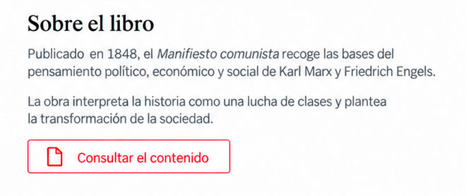 Diseño nuevo para la sipnosis de los libros de la Editorial Akal